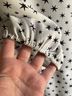 Pleione 100% Polyester Stars White Black Blouse Size M - photo 4