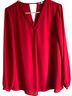 Pleione 100% Polyester Red Blouse Size M - photo 1