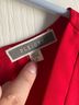 Pleione 100% Polyester Red Blouse Size M - photo 3