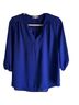 Pleione Blue Blouse Size S - photo 1