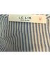 Le Lis Stripes Blue White Short Sleeve Blouse Size M - photo 3
