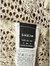 Shein 100% Polyester Ivory Cardigan Size S - photo 3