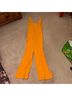 Saloni 100% Viscose 96% Polyester 4% Spandex Yellow Orange Jumpsuit Size 10 - photo 8