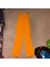 Saloni 100% Viscose 96% Polyester 4% Spandex Yellow Orange Jumpsuit Size 10 - photo 7
