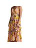 Hutch 100% Polyester Tropical Pink Yellow Casual Dress Size XS - photo 1