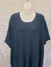 CAbi Solid Multi Color Teal Poncho Size S - photo 6