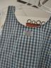 Levi's Checkered-gingham Blue White Romper Size XL - photo 4