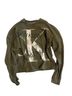 CALVIN KLEIN JEANS Green Sweatshirt Size XS - photo 1