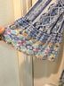 Surf Gypsy 100% Rayon Aztec Or Tribal Print Blue White Pink Romper Size M - photo 6