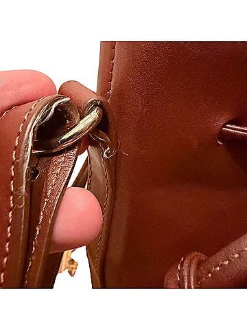 Sézane Farrow Bucket Bag Leather Bucket Bag (view 2)