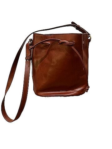 Sézane Farrow Bucket Bag Leather Bucket Bag (view 1)