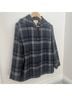 Talbots 100% Wool 100% Polyester Plaid Blue Blazer Size 14 - photo 4