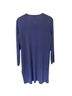misook 100% Acrylic Solid Blue Cardigan Size M - photo 2