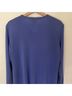 misook 100% Acrylic Solid Blue Cardigan Size M - photo 7