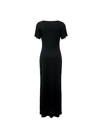 L.A.M.B. Color Block Maxi Tee Dress Casual Dress (view 2)