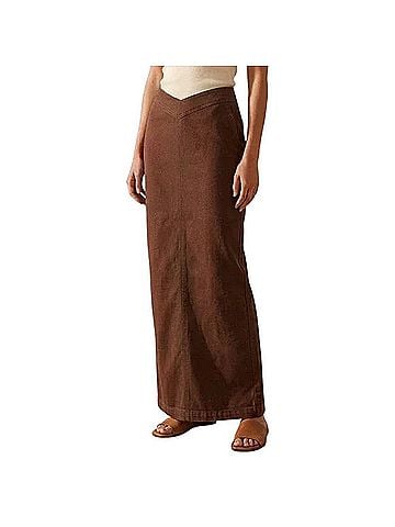 Naked Wardrobe V Waist Maxi Skirt Skort (view 1)