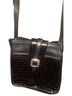 Brighton Black Leather Crossbody Bag One size - photo 1