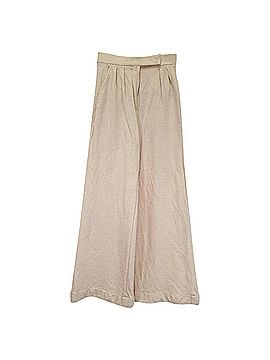 Max Mara Max Mara Rauche Trousers in Beige Linen (view 1)
