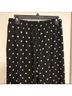 H&M Polka Dots Black White Casual Pants Size M - photo 3