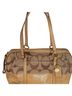 Coach Print Tan Brown Satchel One size - photo 1