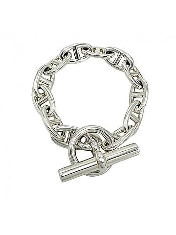 Hermès Hermes Chaine d'Ancre GM bracelet for men, accessory, jewelry, 925 sterling silver, approximately 62.3g (view 1)