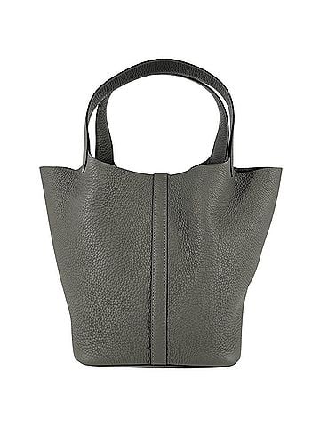 Hermès Hermes Picotin Lock MM Women's Handbag, Grey, HERMES U Stamp, Taurillon Leather, Etoupe Gold Hardware, 2022 Model (view 2)