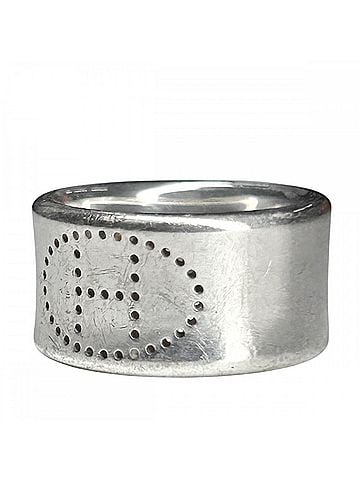 Hermès Hermes Eclipse Ruban Ring for Women, Sterling Silver 925, Approx. 12.9g (view 1)