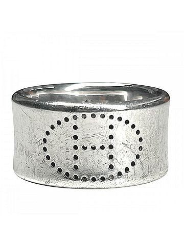 Hermès Hermes Eclipse Ruban Ring for Women, Sterling Silver 925, Approx. 12.9g (view 2)