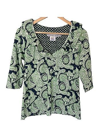 Gretchen Scott Designs Perfectly Paisely 3/4 Sleeve Blouse (view 1)