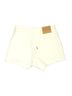 Levi's 100% Cotton Yellow Levi's Denim Shorts Size 24 waist - photo 2