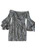 Milly Solid Silver Cocktail Dress Size 6 - photo 4