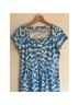 J. McLaughlin Print Blue Casual Dress Size M - photo 4