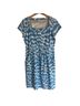 J. McLaughlin Print Blue Casual Dress Size M - photo 1