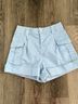 Derek Lam Blue Cargo Shorts Size 4 - photo 5