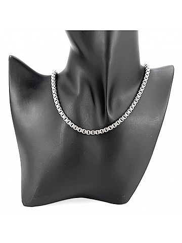 Tiffany & Co. Tiffany &amp; Co. Venetian Chain Necklace for Men and Women, Sterling Silver 925, Approx. 39.1g (view 2)