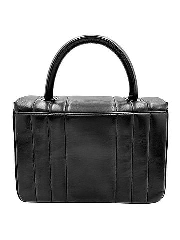 Chanel Chanel Mademoiselle Top Handle Handbag for Women, Coco Mark, Lambskin, Black, Gold Hardware (view 2)