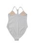 Fabletics Solid Multi Color White Ivory One Piece Swimsuit Size M - photo 2
