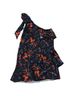 Parker 100% Polyester Floral Black Casual Dress Size XS - photo 2