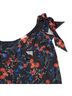 Parker 100% Polyester Floral Black Casual Dress Size XS - photo 3