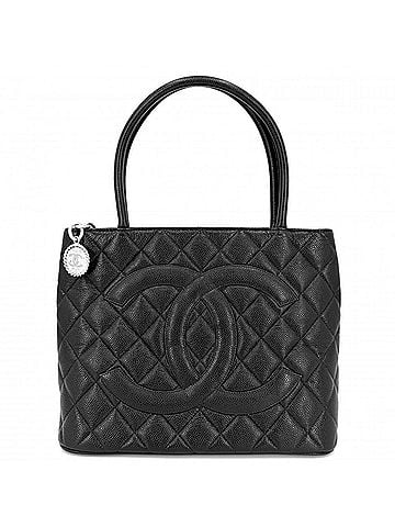 Chanel Chanel handbag for women, Matelassé reissue tote bag, Coco Mark, shoulder CHANEL caviar leather, black, silver hardware. (view 1)