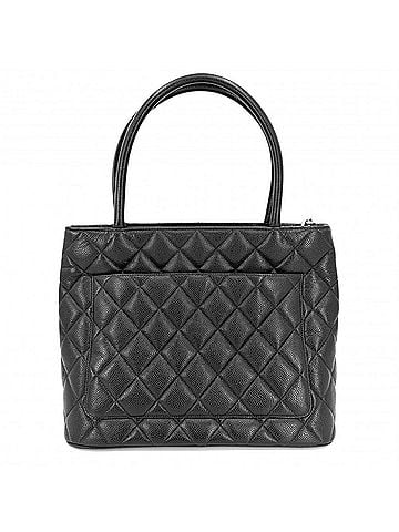 Chanel Chanel handbag for women, Matelassé reissue tote bag, Coco Mark, shoulder CHANEL caviar leather, black, silver hardware. (view 2)