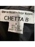 Chetta B 100% Silk Solid Black Silk Skirt Size 6 - photo 3