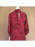 Nanette Lepore 100% Polyester 100% Polyester Multi Color Red Cocktail Dress Size 6 - photo 6