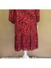 Nanette Lepore 100% Polyester 100% Polyester Multi Color Red Cocktail Dress Size 6 - photo 3