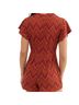 Free People Chevron-herringbone Red Orange Jumpsuit Size S - photo 2