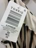 Torrid 100% Poly Zebra Print Black White Casual Dress Size L - photo 3