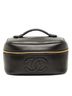 Chanel 100% Leather Black CC Caviar Vanity Case One size - photo 1