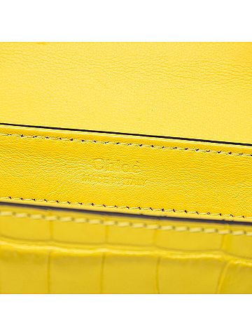 Chloé Mini Croc Embossed Calfskin C Satchel (view 2)