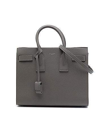Saint Laurent Small Grained Calfskin Sac De Jour Satchel (view 1)