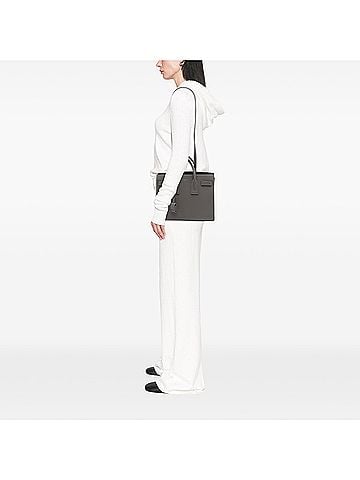 Saint Laurent Small Grained Calfskin Sac De Jour Satchel (view 2)